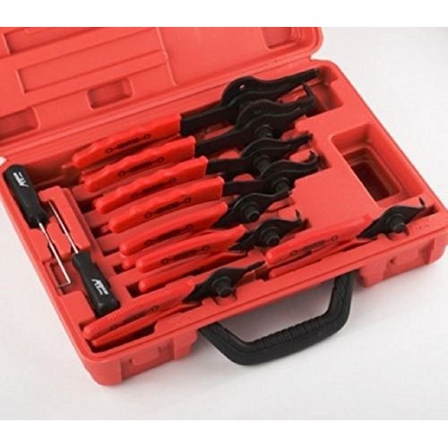 New Snap Ring Plier Set 11pc Mechanic PRO Circlips w/Case Car Truc...