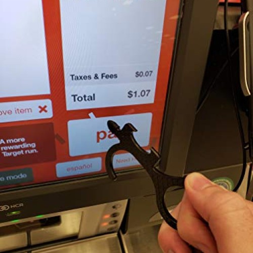 OctoValue Contactless Door Opener Tool Keychain | No Touch Door Op...