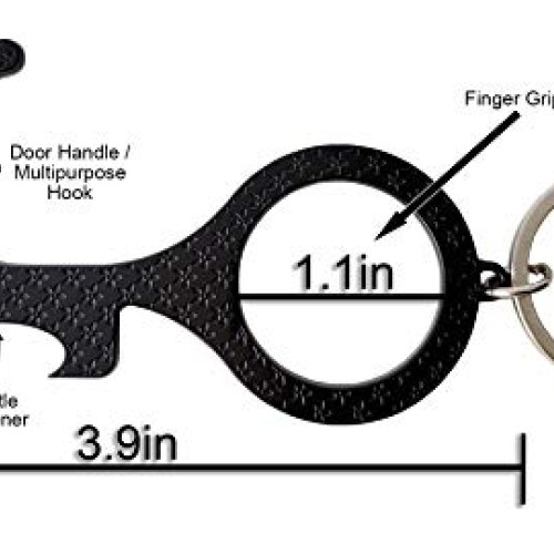 OctoValue Contactless Door Opener Tool Keychain | No Touch Door Op...
