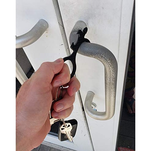 OctoValue Contactless Door Opener Tool Keychain | No Touch Door Op...