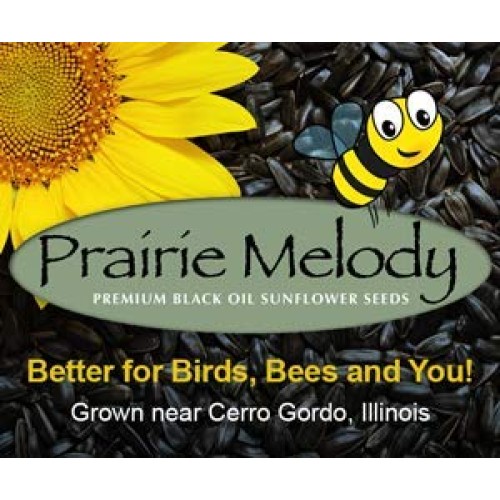 Prairie MelodyTM Premium Black Oil Sunflower Bird Seed, Pesticid...