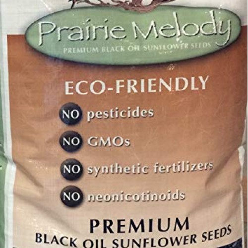 Prairie MelodyTM Premium Black Oil Sunflower Bird Seed, Pesticid...