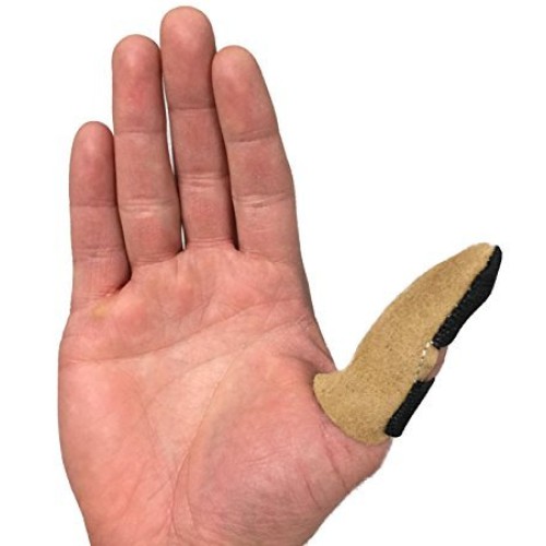 Treeline Leather Thumb Guard, Size Large, Made in USA
