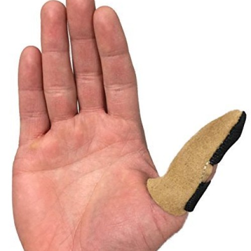 Treeline Leather Thumb Guard, Size Large, Made in USA