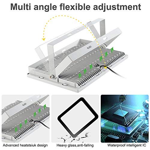 500W Led Flood Light, Missbee Thinner Lighter Outdoor Security Lig...