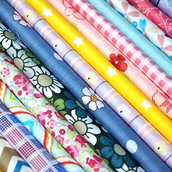 Quilting Fabric, Misscrafts 25pcs 12 x 12 30cm x 30cm Cotton C...