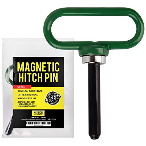 Magnetic Hitch Pin - Lawn Mower Trailer Hitch Pins - Ultra Strong ...