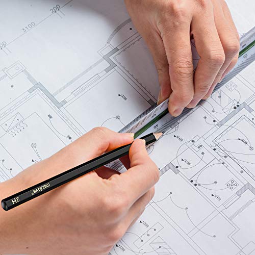 MISULOVE Professional Drawing Sketching Pencil Set - 12 Pieces Art...