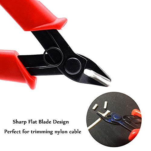 Small Wire Cutters Flush Cutter Precision Cutting Pliers for for E...