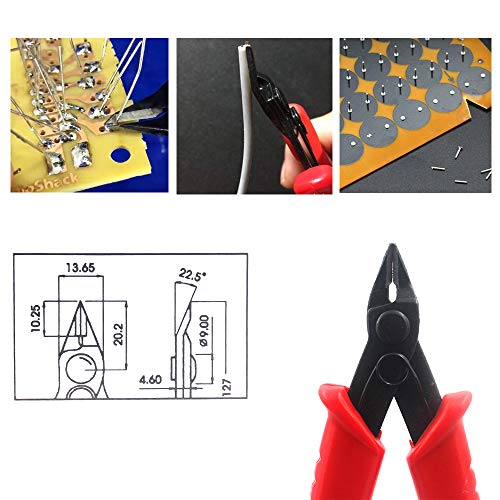 Small Wire Cutters Flush Cutter Precision Cutting Pliers for for E...