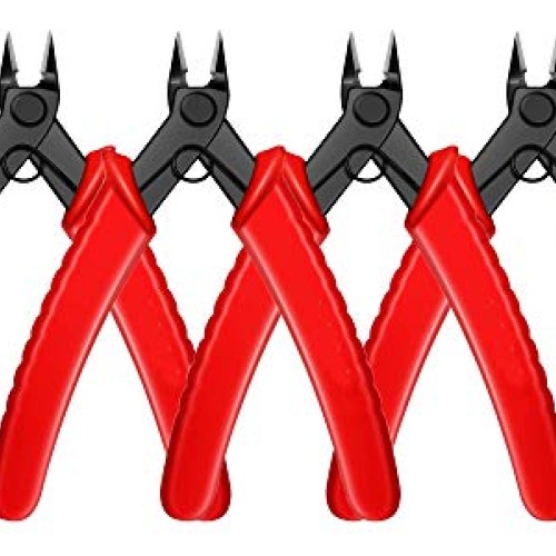 Small Wire Cutters Flush Cutter Precision Cutting Pliers for for E...