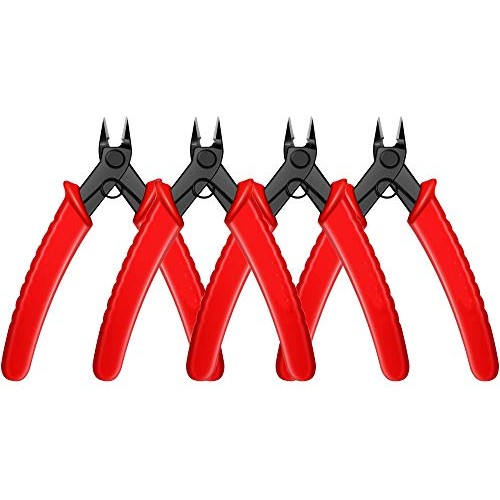 Small Wire Cutters Flush Cutter Precision Cutting Pliers for for E...