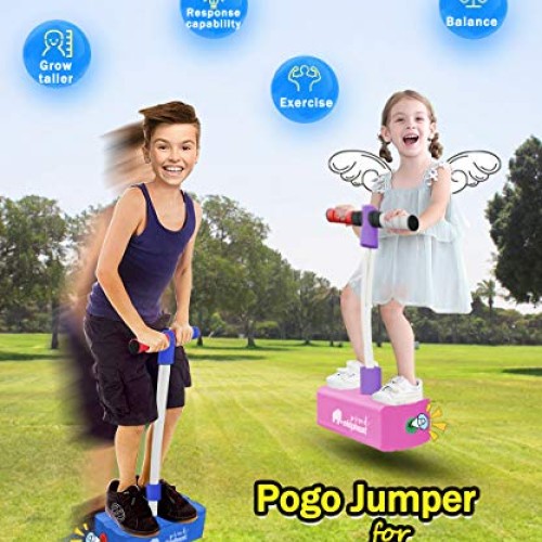 MIWEN Foam Pogo Stick Jumper for Kids,Durable Ultra Cool Colors To...