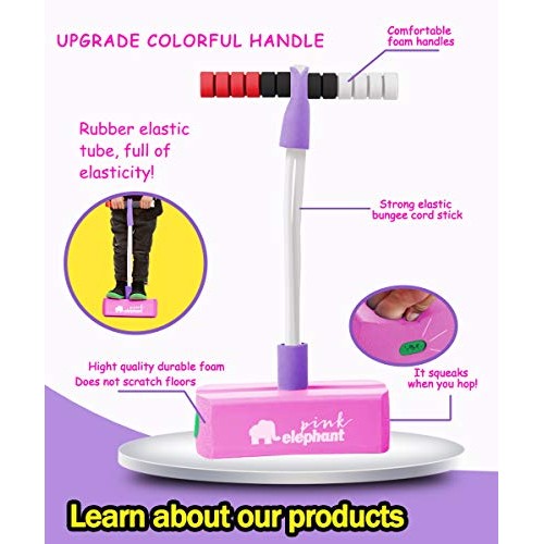 MIWEN Foam Pogo Stick Jumper for Kids,Durable Ultra Cool Colors To...