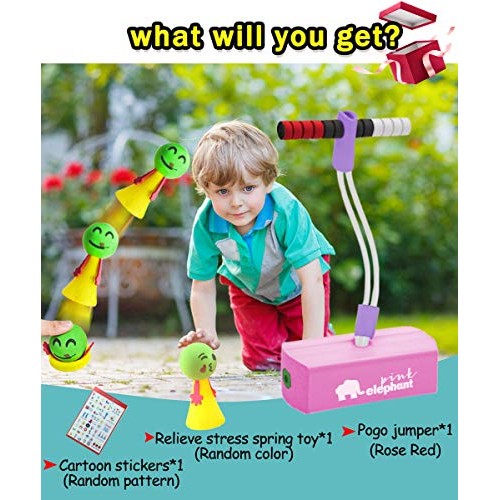 MIWEN Foam Pogo Stick Jumper for Kids,Durable Ultra Cool Colors To...
