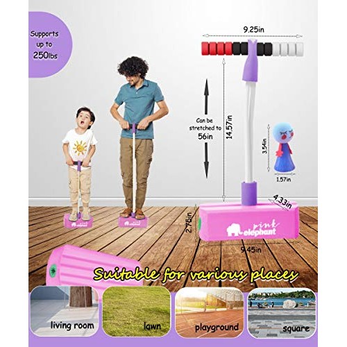 MIWEN Foam Pogo Stick Jumper for Kids,Durable Ultra Cool Colors To...
