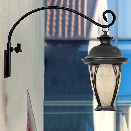 MIXXIDEA Swivel Hanging Plant Bracket, Iron Plant Hanger with Scre...