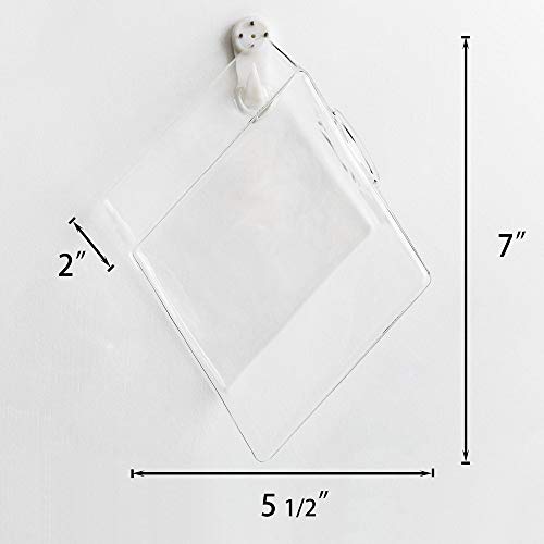 Mkono 2 Pack Wall Hanging Plant Terrarium Glass Planter for Home O...