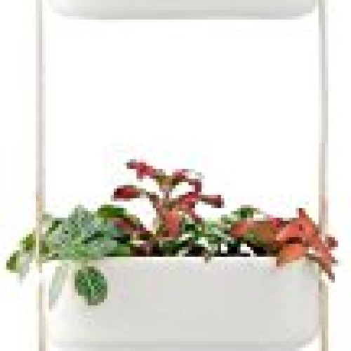 Mkono Ceramic Hanging Planter 3 Tier Indoor Wall Plant Holder for ...