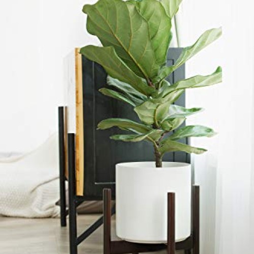 Mkono Plant Stand Mid Century Wood Flower Pot Holder Display Plan...