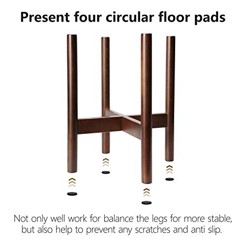 Mkono Plant Stand Mid Century Wood Flower Pot Holder Display Plan...