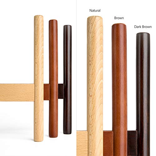 Mkono Plant Stand Mid Century Wood Flower Pot Holder Display Plan...