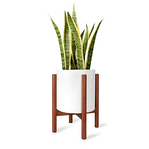Mkono Plant Stand Mid Century Wood Flower Pot Holder Plant Pot NO...
