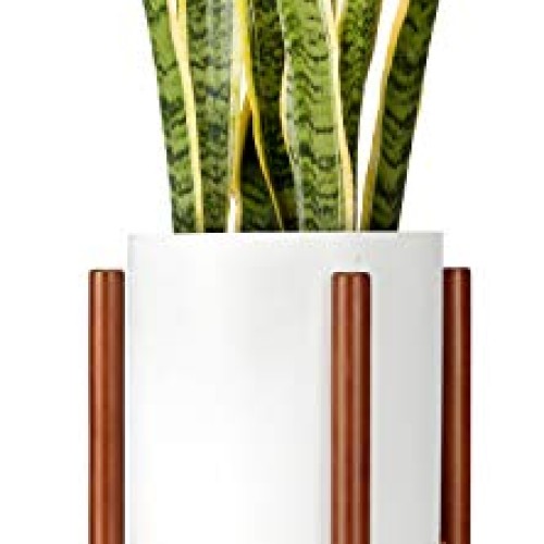 Mkono Plant Stand Mid Century Wood Flower Pot Holder Plant Pot NO...