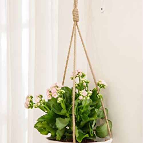 Mkono Wall Hook Hanging Plant Bracket, Decorative Straight Plant H...