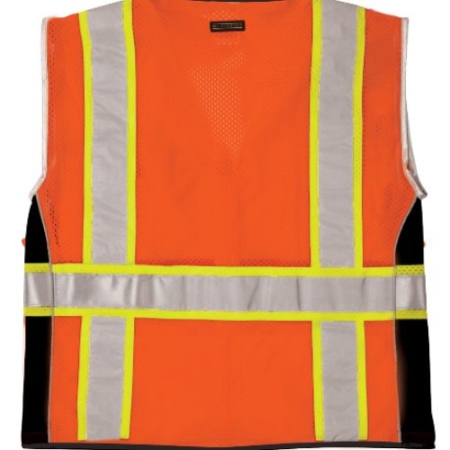 Kishigo 1514 Ultra-Cool Polyester Black Series Heavy Duty Vest, 3X...