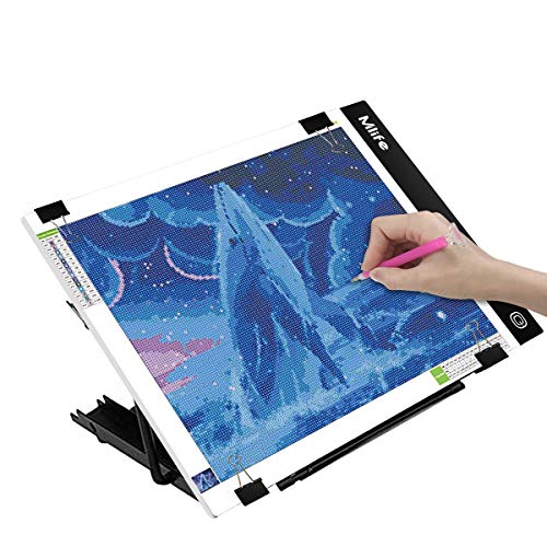 Mlife B4 LED Light Pad Kit - Upgraded Diamond Painting Light Box D...
