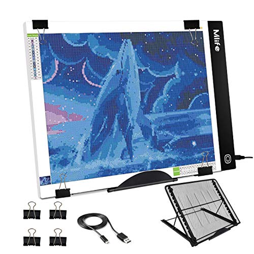 Mlife B4 LED Light Pad Kit - Upgraded Diamond Painting Light Box D...