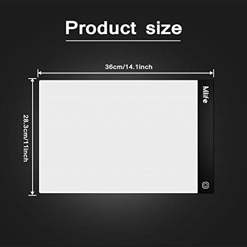 Mlife B4 LED Light Pad - Upgraded Diamond Painting Light Box Dimma...