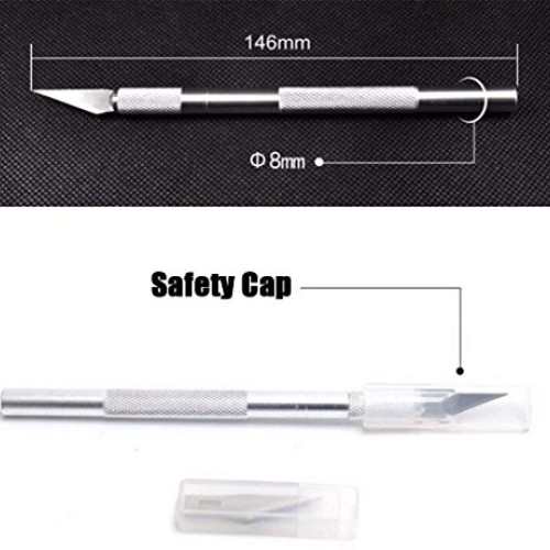 Mlife Hobby Knife Precision Stainless Steel Craft Knife Set for DI...