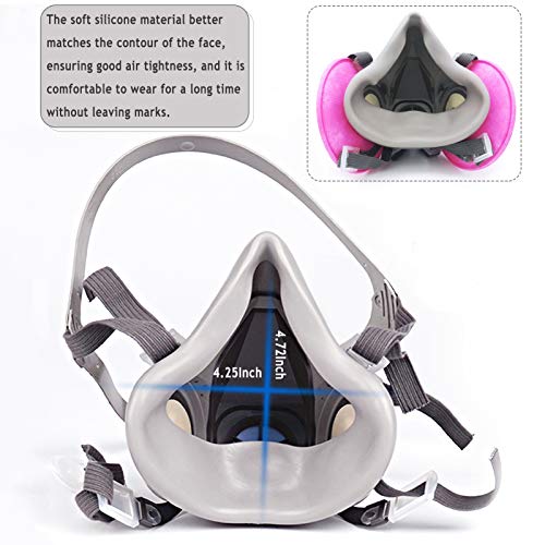 Reusable Half Facepiece Respirаtor, Respirаtor 6200 with 2091 Р100...