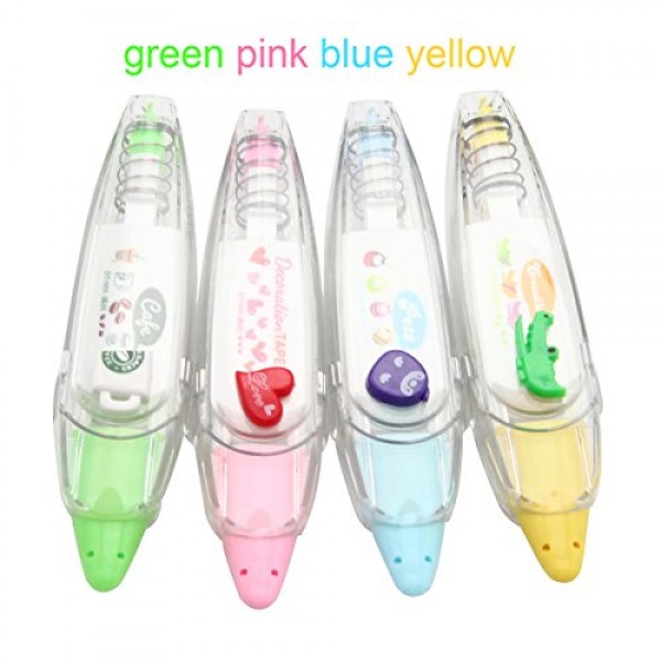 Mochiglory Mini Correction Tape Liquid Paper Dryline Colorful Deco...