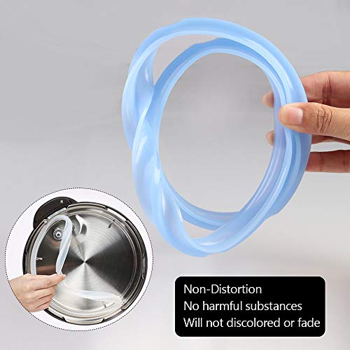 3PCS Silicone Sealing Ring for Instant Pot 6 qt, Insta Pot Seals R...