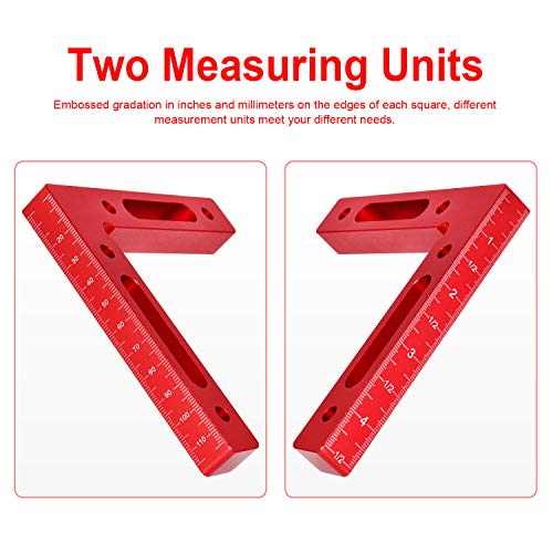 Mocoum Aluminium Alloy 90 Degree Positioning Squares 4.7 x 4.71...