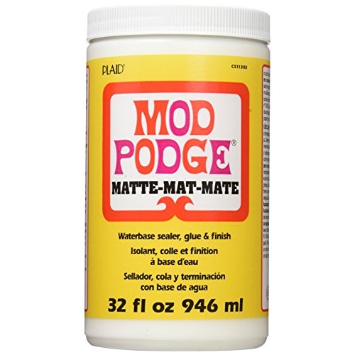 Mod Podge CS11303 Waterbase Sealer, Glue & Decoupage Finish, 32 oz...