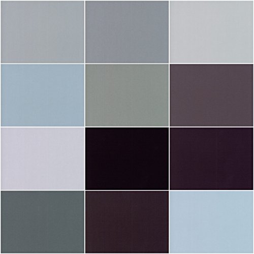 Bella Solids Black 12 Fat Quarters Moda Fabrics 9900AB 130