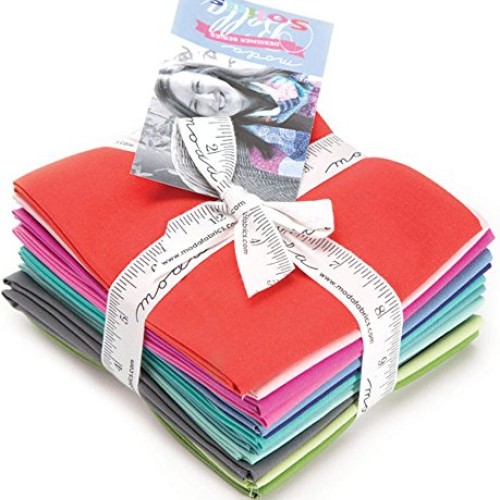 Kate Spain Bella Solids Designer Series 12 Fat Quarter Bundle Moda...