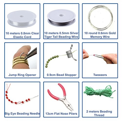 Modda Jewelry Making Kit- Diy Beading Arts and Crafts Kits for Tee...