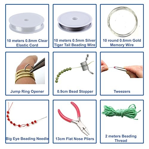Modda Jewelry Making Kit- Diy Beading Arts and Crafts Kits for Tee...