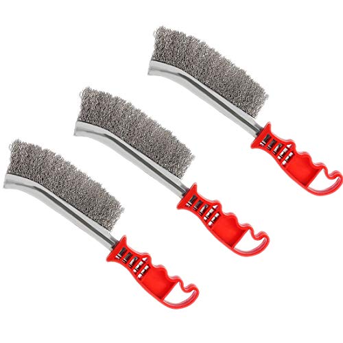 Modell 3pcs Wire Scratch Brushes Set Carbon Steel and Stainless St...