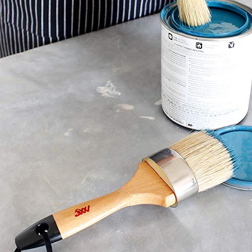 Professional Chalk & Wax Paint Brush - Home Decor Cabinets Stencil...