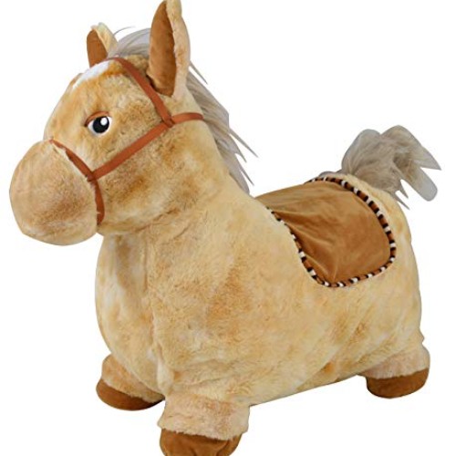 Moderno Kids 2021 Bouncy Unicorn Hopping Horse, Girls Ride On Boun...
