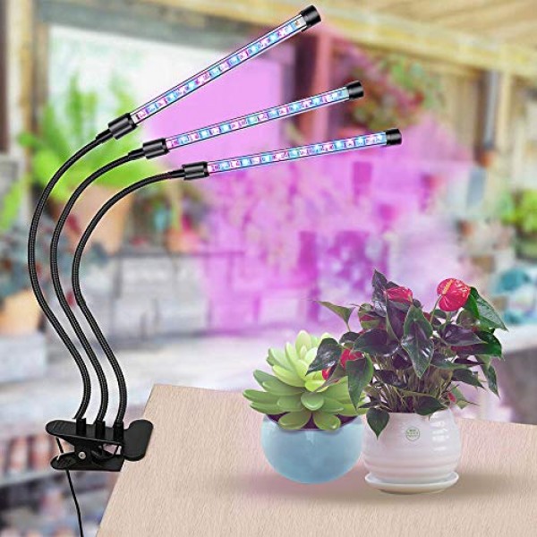 Growing Lamps, Grow Light for Indoor Plants, 3/6/12H Timing, 27W P...