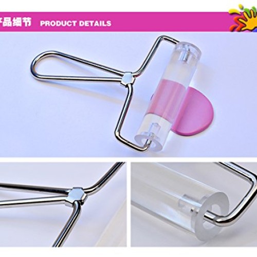 mofa Acrylic Clay Roller,Durable Transparent Rolling Pin Polymer C...