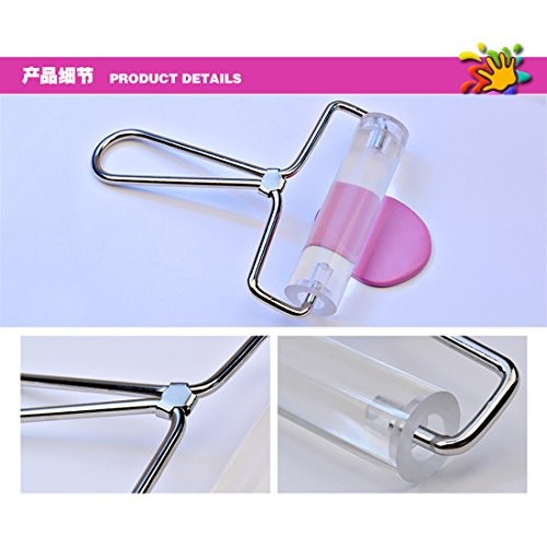 mofa Acrylic Clay Roller,Durable Transparent Rolling Pin Polymer C...