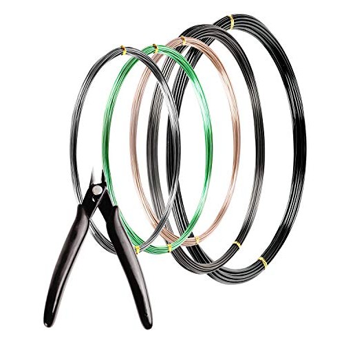 MoHern Bonsai Wire and Bonsai Tool Kit, Total 164 Feet Bonsai Tree...